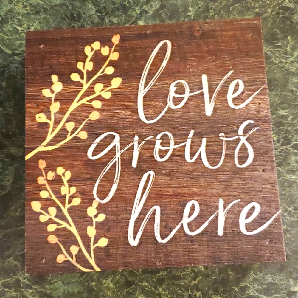 ❤3/$15❤ love grows here sign